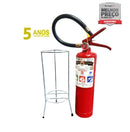 KIT Extintor Pó ABC SMART PORTÁTIL 2,5Kg VALIDADE 05 ANOS 2A 20BC 4044 – Incluso suporte Tripé Cromado