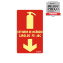 KIT Extintor Pó ABC SMART  PORTÁTIL   2,5Kg   VALIDADE 05 ANOS   2A 20BC  4030 - Incluso placa certificada e suporte de parede