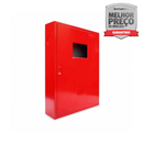 Abrigo para Mangueira Interno Embutir 90cm x 60cm x 17cm - 30m ou 2x15m 1.1/2" - Visor Vazado - 7672
