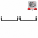 Barra Anti-Pânico Dupla Sem Chave Push - Aço Carbono 1.5m - 1549