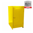 Armário Corta Fogo para 1 Tambor 200L 150cm x 80cm x 120cm 1 Porta Horizontal - Amarelo Líquidos Inflamáveis - 7356