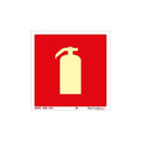 Placa Fotoluminescente Extintor Universal ( E5 ) 20x15 cm - 9371