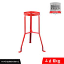 Suporte de Extintor Tripé Vermelho - 4 / 6 KG PQS  - 2782