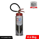 Suporte de Extintor - Aço Inox - Modelo "Batom" - PQS 04 a 06KG - 2772