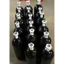 Cilindro Recondicionado CO2 - Chopeira / Aquário ( com carga 6kg ) - c/ Válvula de abertura lenta 3/4 - Cor Preto - 83538