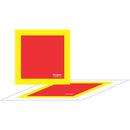 Tapete de Demarcação de Solo Extintor  Hidrante - Modelo Padrão - 100 x 100 cm - Conforme IT-17 E17 - PS396
