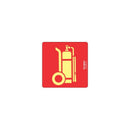 Placa Fotoluminescente Extintor Carreta ( E11 ) 20x15 cm - 9401