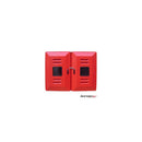 Abrigo e Armario para Mangueira Externo em Fibra 90x100x30 2 Portas para 4 Mangueiras 30mts 1 1/2 - 7661