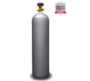 Cilindro Recondicionado CO2 - Chopeira / Aquário ( com carga 6kg ) - c/ Válvula de abertura lenta 3/4 - Cor Prata - 83537